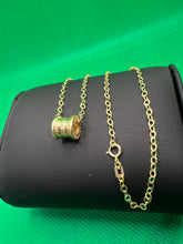 Load image into Gallery viewer, 18K Barrel Necklace “18”
