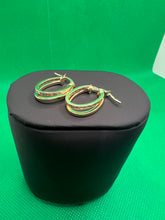 Load image into Gallery viewer, 18K Double Loop Earrings
