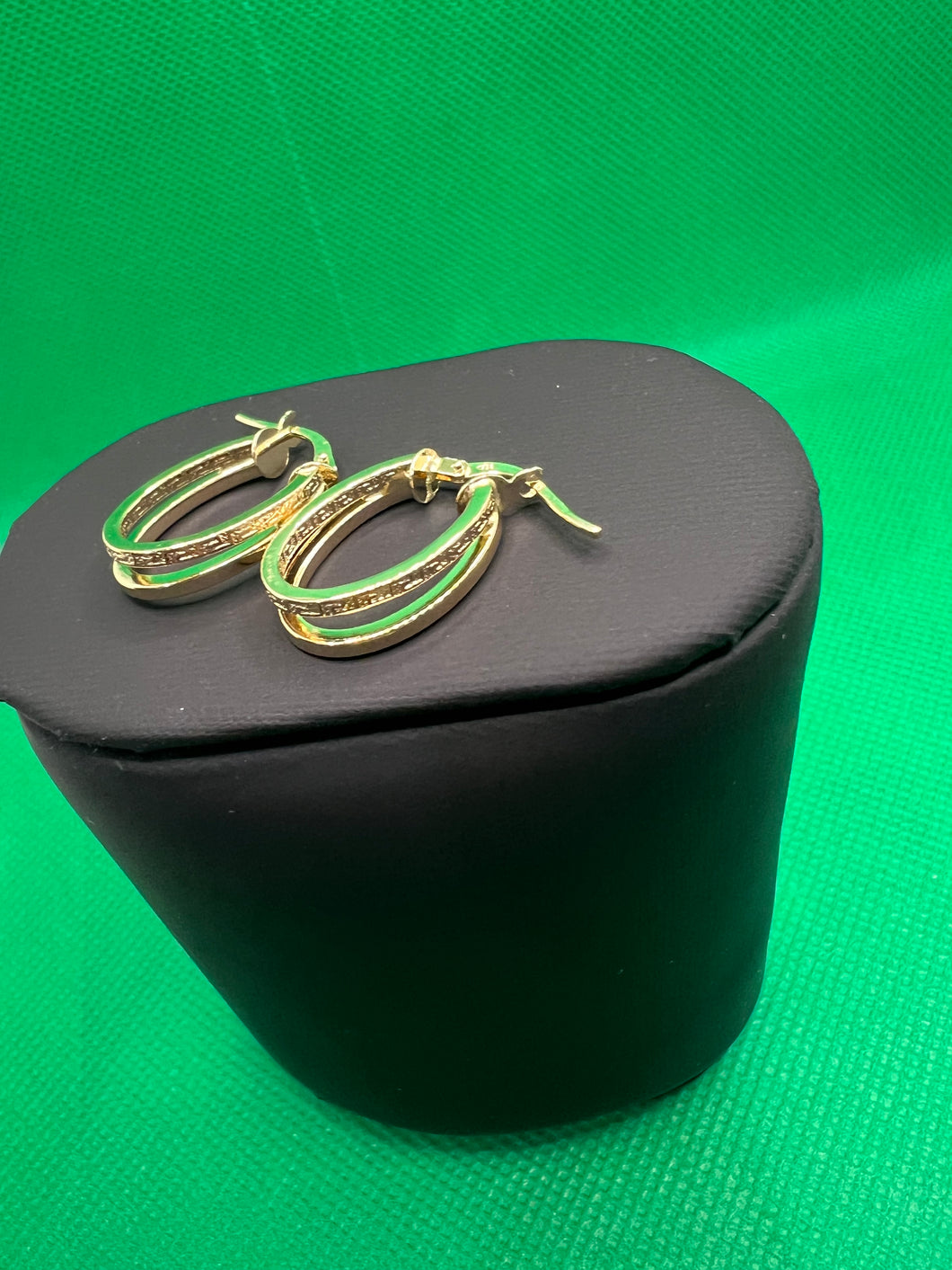 18K Double Loop Earrings