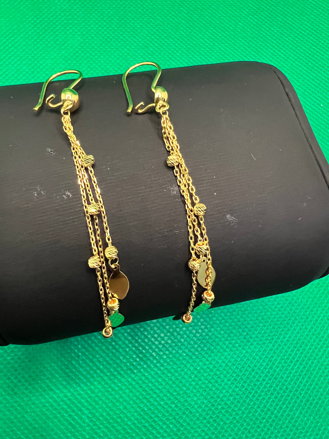 21K Dangling Earrings