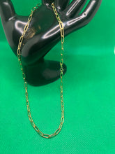 Load image into Gallery viewer, 18K Paperclip Necklace “16”
