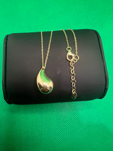 Load image into Gallery viewer, 18k Teardrop Necklace “18”
