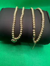 Load image into Gallery viewer, 18K Bubble Heart Necklace “16”
