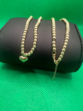 Load image into Gallery viewer, 18K Bubble Heart Necklace “16”
