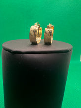 Load image into Gallery viewer, 18K Huggie Shine Design
