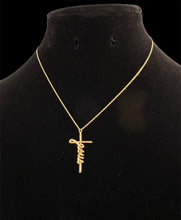 Load image into Gallery viewer, 18Karat Jesus Necklace  Name
