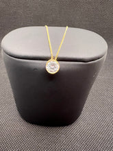 Load image into Gallery viewer, 18K Necklace Stud with Zircon Stone
